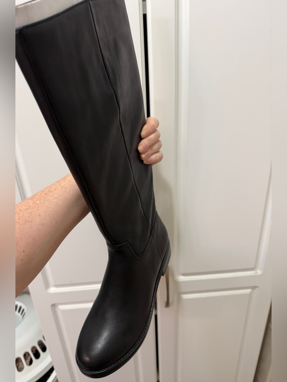 Abercrombie & Fitch Black Tall Real Genuine Leather Riding Boots - Picture 10 of 10
